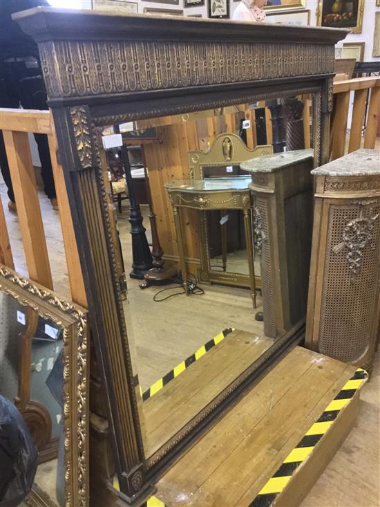 Large overmantel mirror